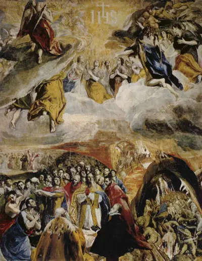 Adoration of the Name of Jesus El Greco